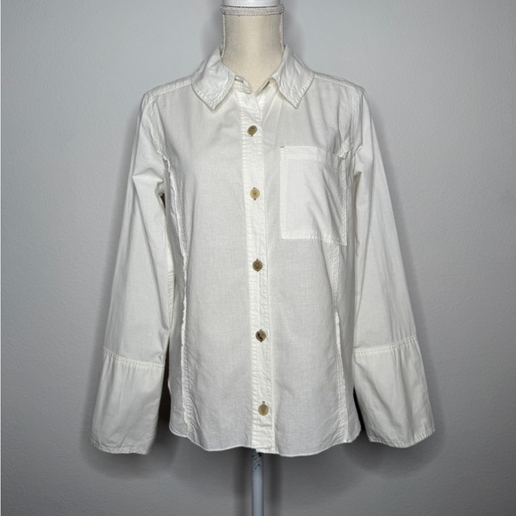 We The Free Long Sleeve White Button Down Size S - Picture 1 of 10